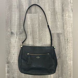 KATE SPADE Michaela Chester Street Black Hobo Black Crossbody Large Purse